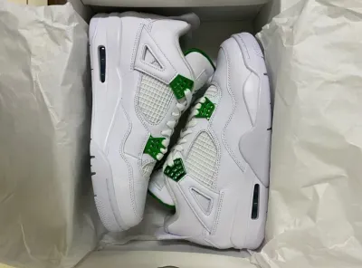Special offer Batch Air Jordan 4 Retro Metallic Green CT8527-113 review C***
