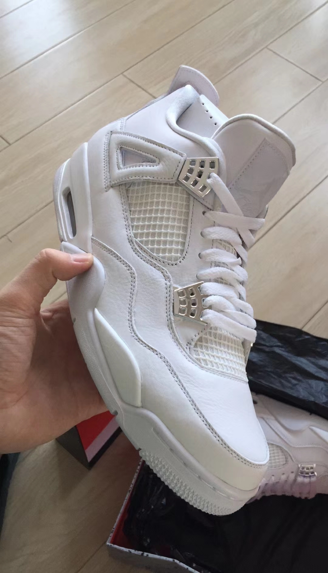 Special offer Batch Air Jordan 4 Retro Pure Money 308497-100 review V***