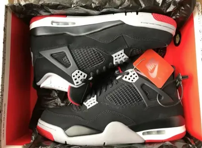 Special offer Batch Air Jordan 4 Retro Bred 308497-060 review C***