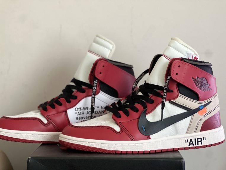 PK God Batch Air Jordan 1 Retro High Off-White Chicago AA3834-101 review B***