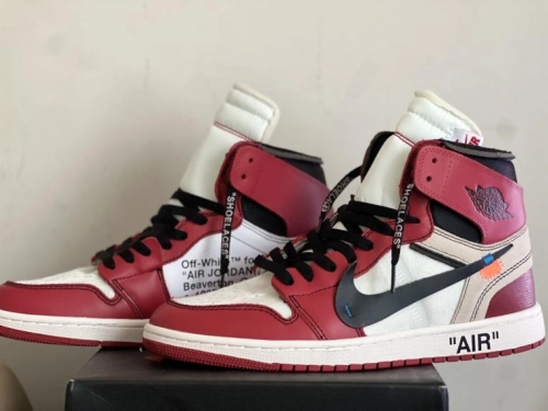 PK God Batch Air Jordan 1 Retro High Off-White Chicago AA3834-101 review 