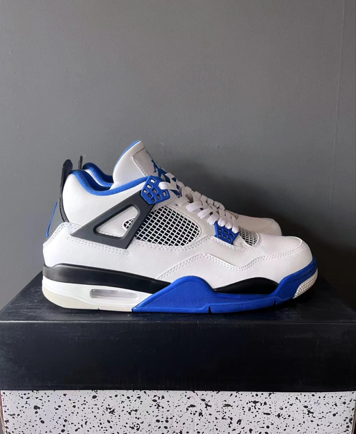 Special offer Batch Air Jordan 4 Retro Motorsports 308497-117 review J*** 02