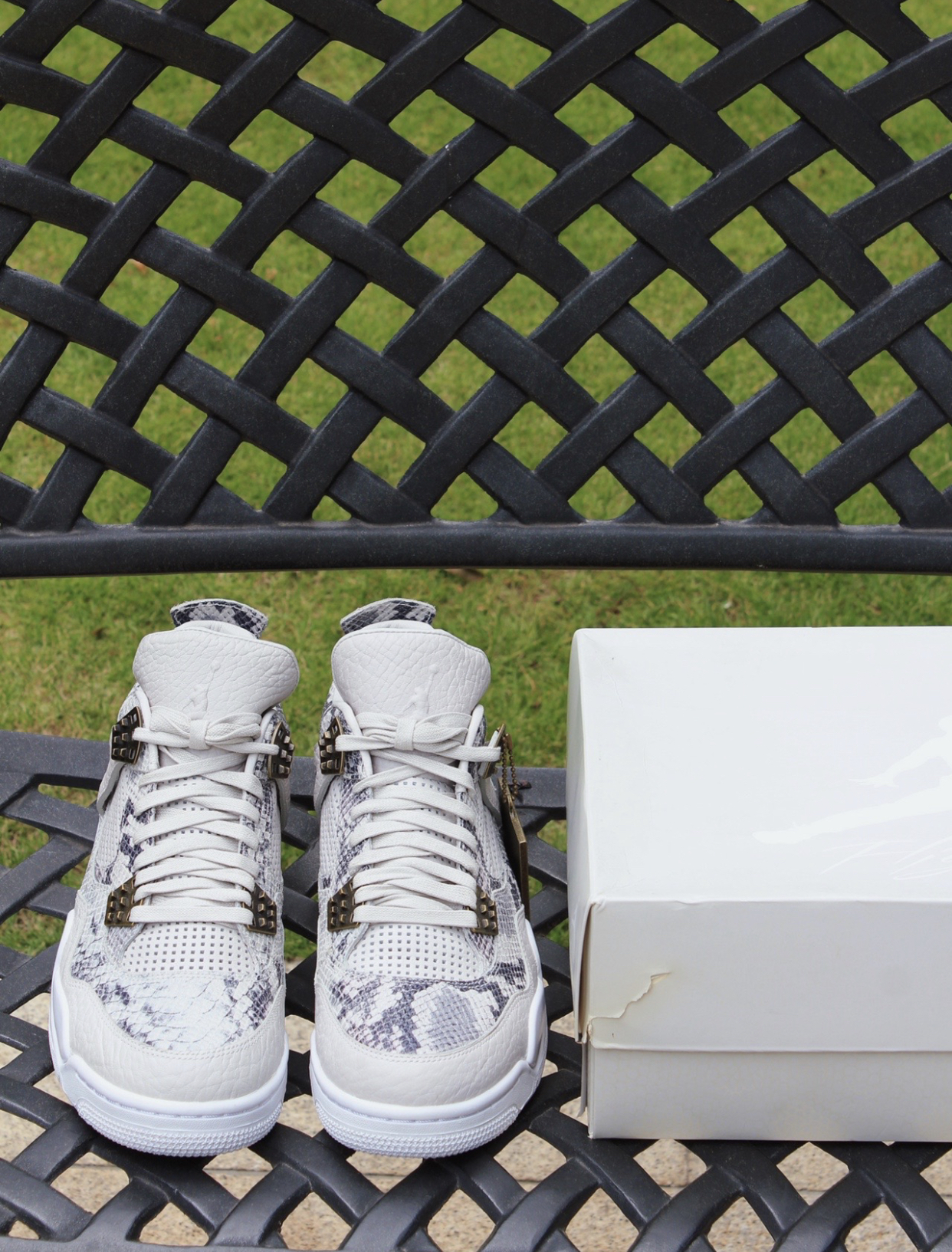 PK God Batch Air Jordan 4 Premium Snakeskin 819139-030 review 0