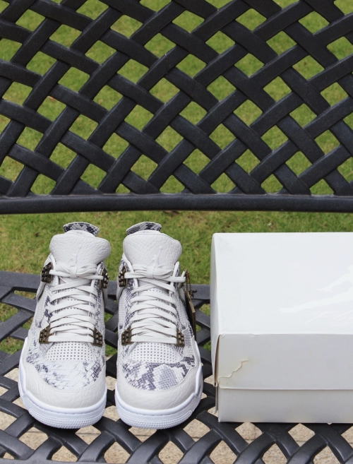 PK God Batch Air Jordan 4 Premium Snakeskin 819139-030 review 