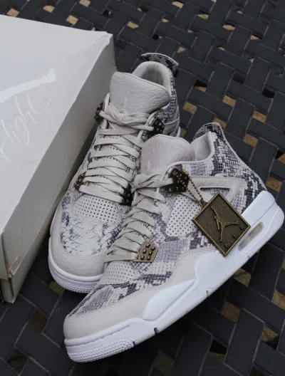 PK God Batch Air Jordan 4 Premium Snakeskin 819139-030 review S*** 01