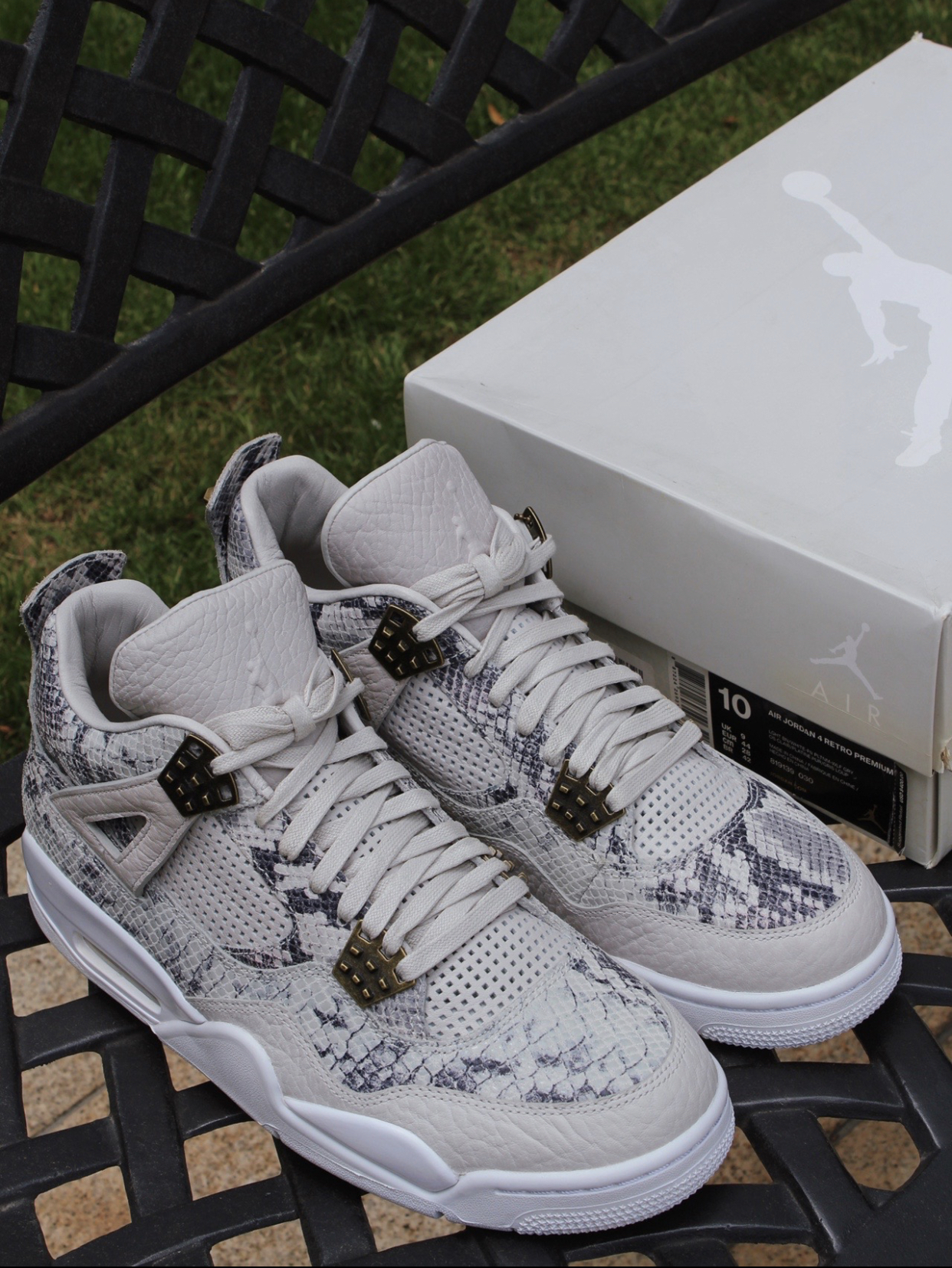 PK God Batch Air Jordan 4 Premium Snakeskin 819139-030 review 2
