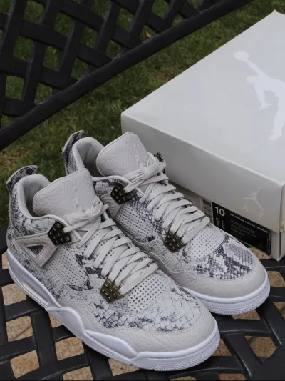 PK God Batch Air Jordan 4 Premium Snakeskin 819139-030 review S*** 02