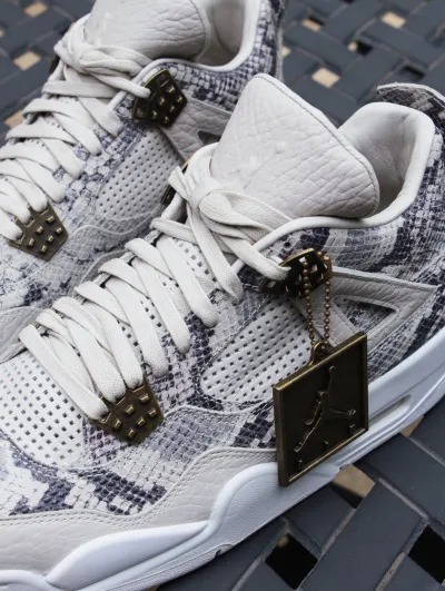 PK God Batch Air Jordan 4 Premium Snakeskin 819139-030 review S*** 03