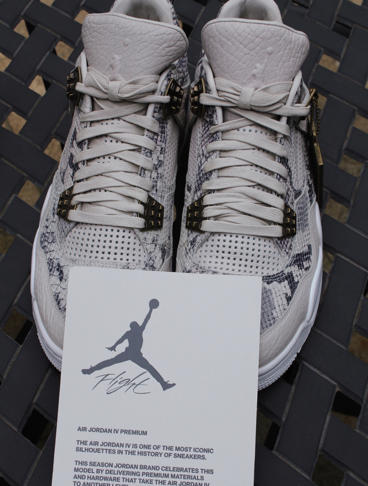 PK God Batch Air Jordan 4 Premium Snakeskin 819139-030 review 4