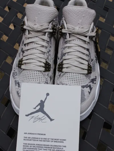 PK God Batch Air Jordan 4 Premium Snakeskin 819139-030 review S*** 04