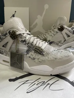 PK God Batch Air Jordan 4 Premium Snakeskin 819139-030 review K*** 01