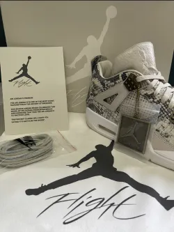 PK God Batch Air Jordan 4 Premium Snakeskin 819139-030 review K*** 02