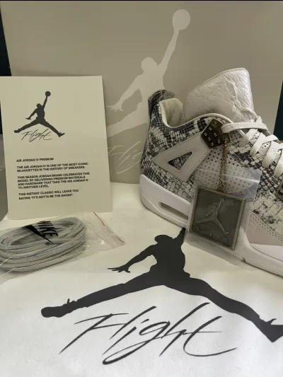 PK God Batch Air Jordan 4 Premium Snakeskin 819139-030 review K*** 01