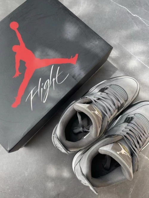 PK God Batch Air Jordan 4 Retro Cool Grey 308497-007 review 