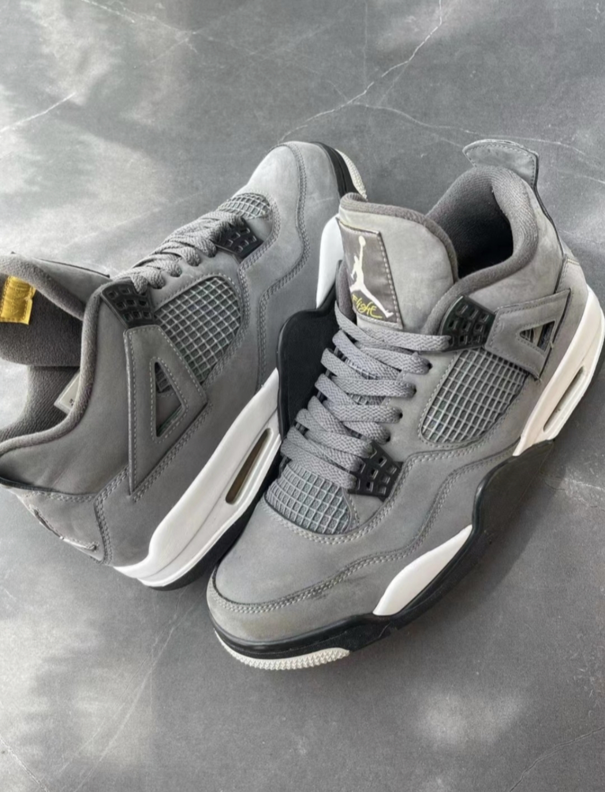 PK God Batch Air Jordan 4 Retro Cool Grey 308497-007 review A*** 02