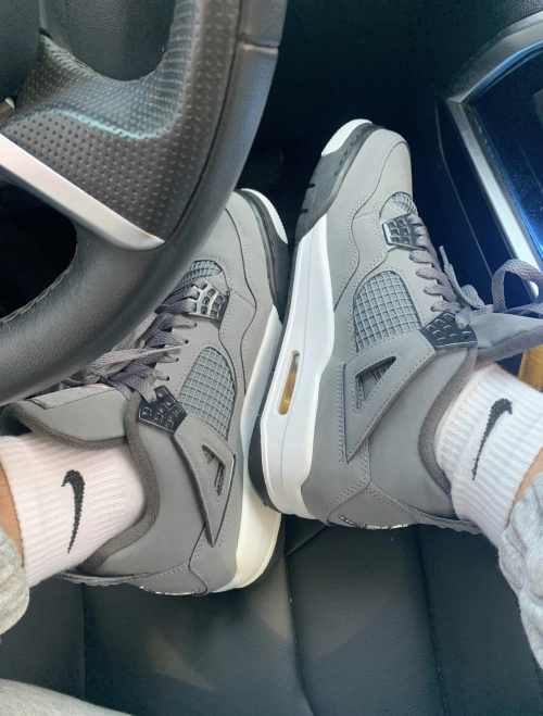 PK God Batch Air Jordan 4 Retro Cool Grey 308497-007 review 
