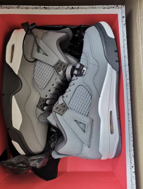 PK God Batch Air Jordan 4 Retro Cool Grey 308497-007 review 