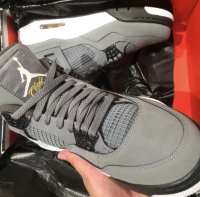 PK God Batch Air Jordan 4 Retro Cool Grey 308497-007 review 0