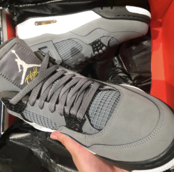 PK God Batch Air Jordan 4 Retro Cool Grey 308497-007 review F*** 01