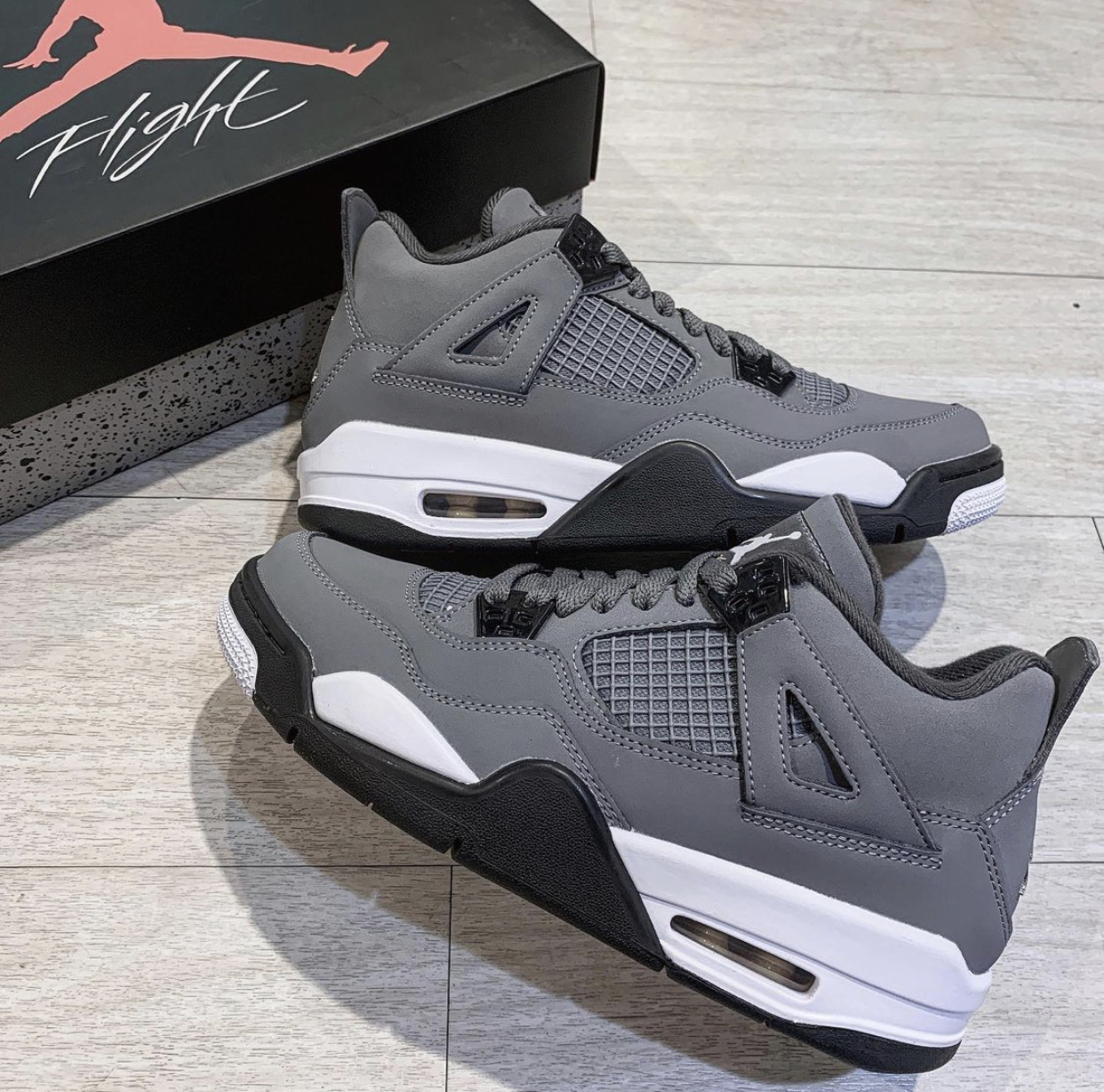PK God Batch Air Jordan 4 Retro Cool Grey 308497-007 review L*** 00