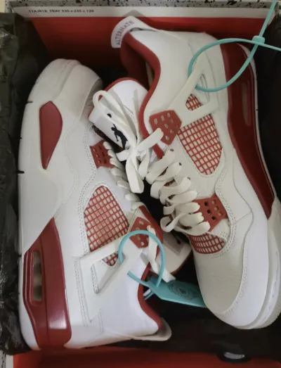PK God Batch Air Jordan 4 Retro Alternate 89 308497-106 review G***