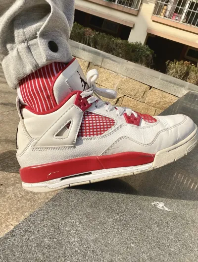PK God Batch Air Jordan 4 Retro Alternate 89 308497-106 review L*** 03
