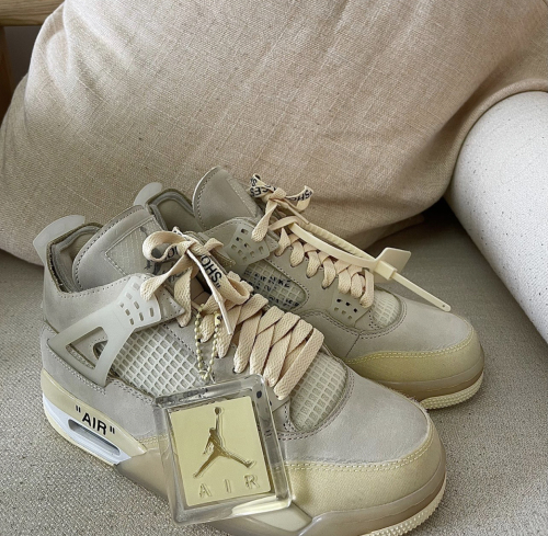 PK God Batch Air Jordan 4 Retro Off-White Sail  CV9388-100 review 