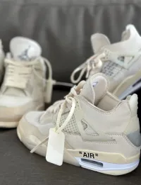PK God Batch Air Jordan 4 Retro Off-White Sail  CV9388-100 review 2