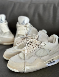 PK God Batch Air Jordan 4 Retro Off-White Sail  CV9388-100 review 3