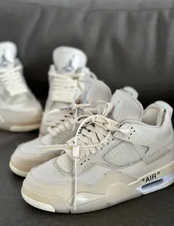 PK God Batch Air Jordan 4 Retro Off-White Sail  CV9388-100 review R*** 04