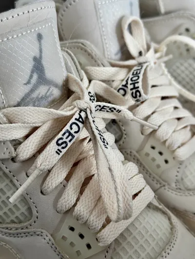 PK God Batch Air Jordan 4 Retro Off-White Sail  CV9388-100 review R*** 07