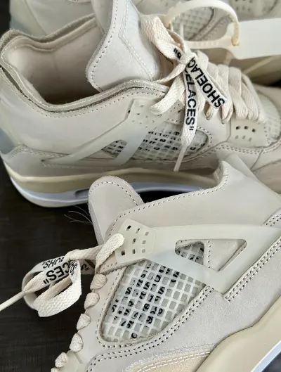 PK God Batch Air Jordan 4 Retro Off-White Sail  CV9388-100 review R*** 08