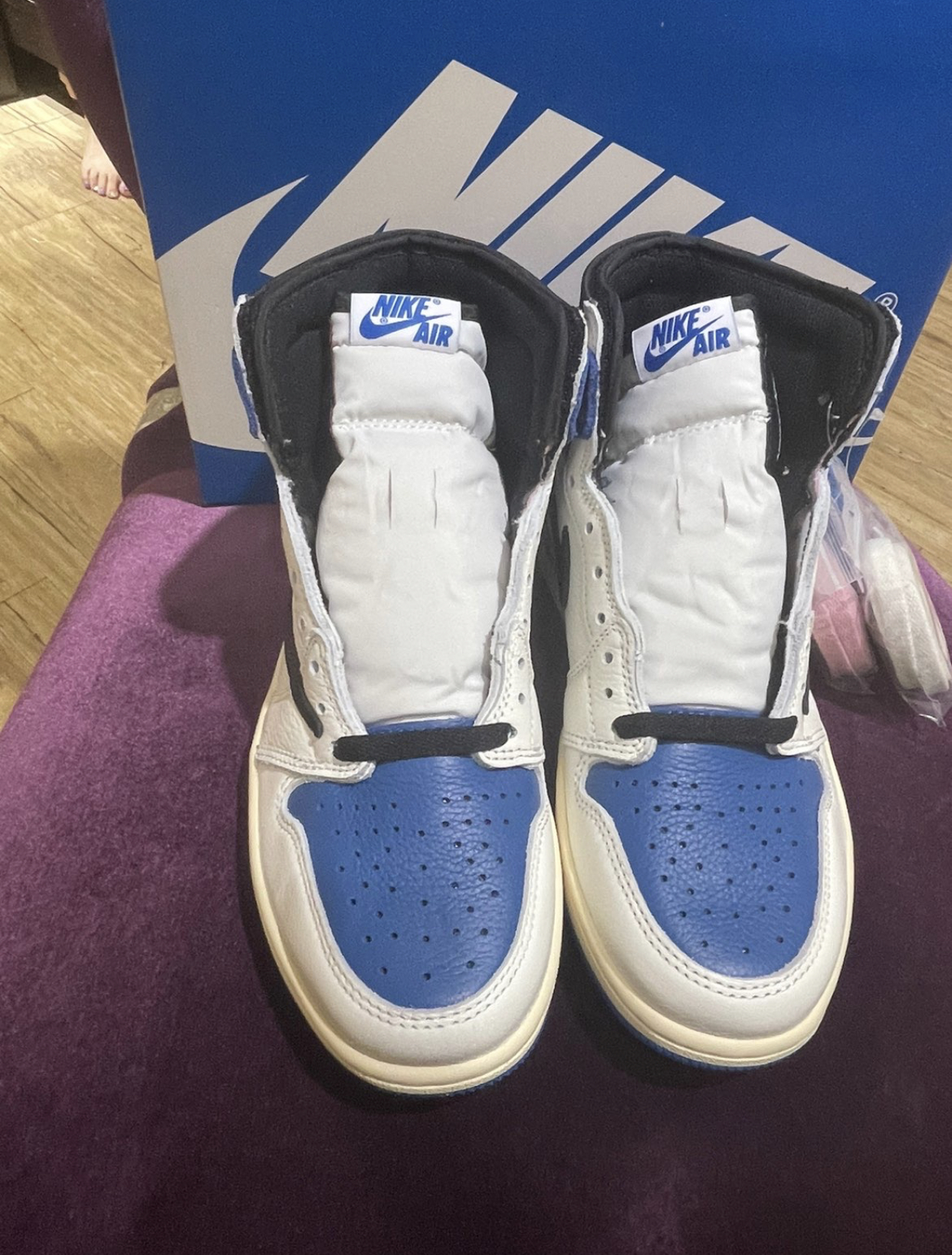 PK God Batch Air Jordan 1 Retro High OG SP Fragment x Travis Scott DH3227-105 review D*** 02