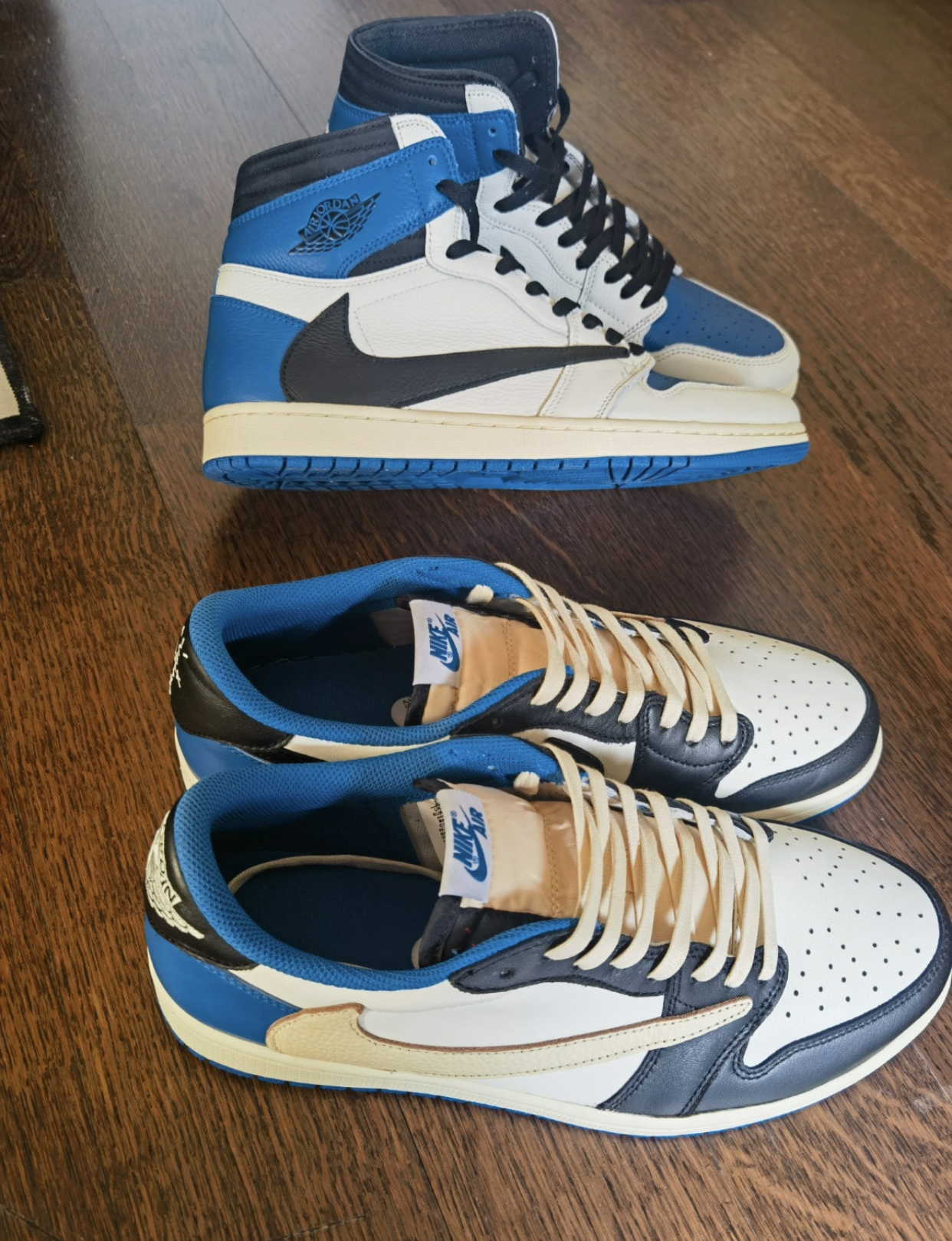 PK God Batch Air Jordan 1 Retro High OG SP Fragment x Travis Scott DH3227-105 review K*** 01