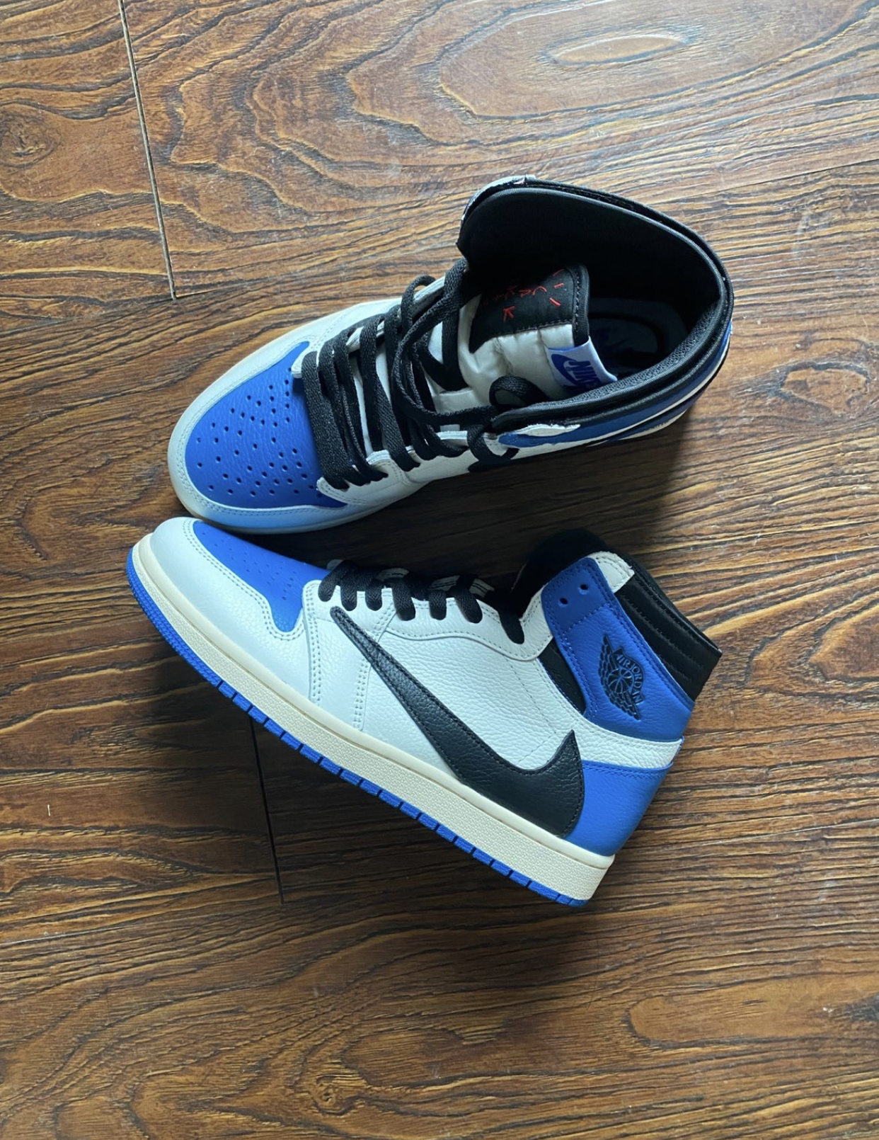 PK God Batch Air Jordan 1 Retro High OG SP Fragment x Travis Scott DH3227-105 review K*** 02
