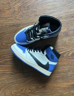 PK God Batch Air Jordan 1 Retro High OG SP Fragment x Travis Scott DH3227-105 review K*** 03