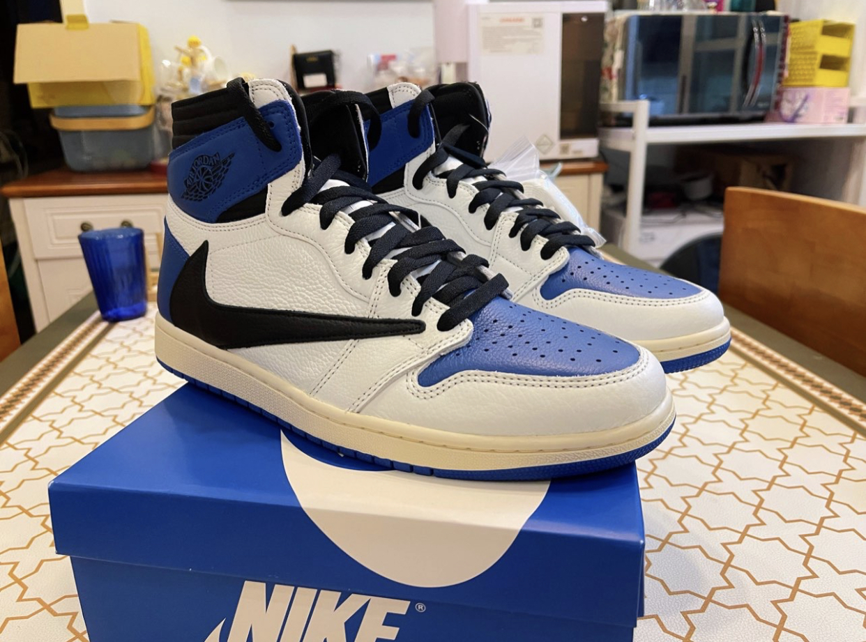 PK God Batch Air Jordan 1 Retro High OG SP Fragment x Travis Scott DH3227-105 review G*** 03