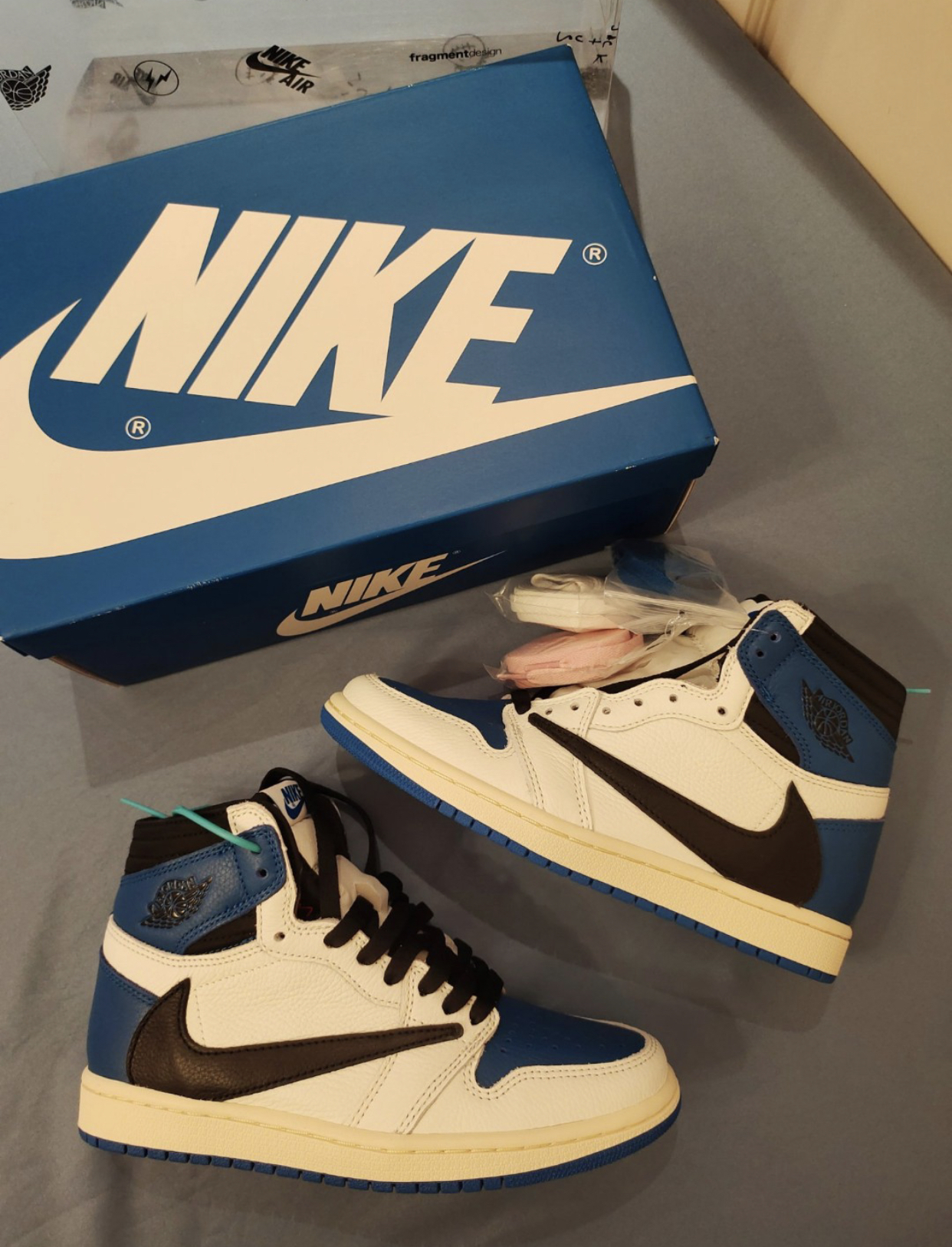 PK God Batch Air Jordan 1 Retro High OG SP Fragment x Travis Scott DH3227-105 review C*** 00