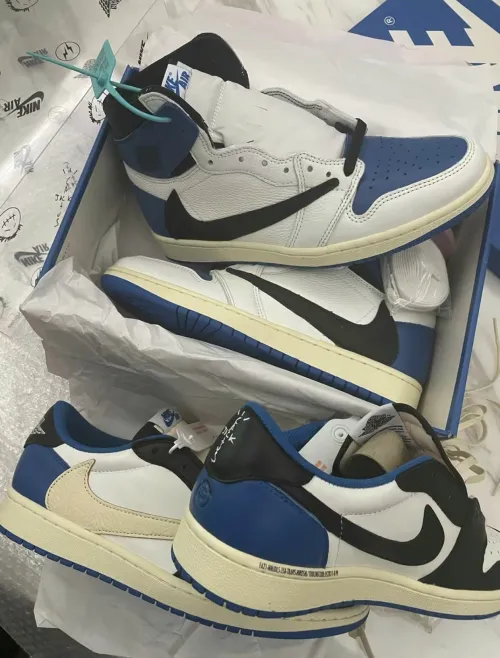 PK God Batch Air Jordan 1 Retro High OG SP Fragment x Travis Scott DH3227-105 review 