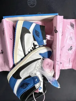 PK God Batch Air Jordan 1 Retro High OG SP Fragment x Travis Scott DH3227-105 review P*** 04