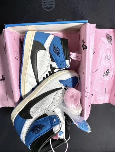 PK God Batch Air Jordan 1 Retro High OG SP Fragment x Travis Scott DH3227-105 review P*** 03