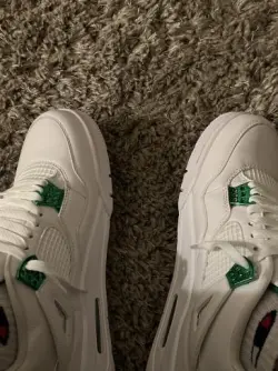 PK God Batch Air Jordan 4 Retro Metallic Green CT8527-113 review Y***s