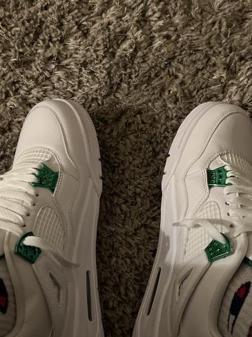 PK God Batch Air Jordan 4 Retro Metallic Green CT8527-113 review Y***s