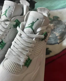 PK God Batch Air Jordan 4 Retro Metallic Green CT8527-113 review Chris 01