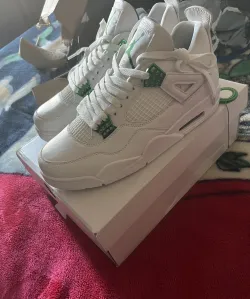 PK God Batch Air Jordan 4 Retro Metallic Green CT8527-113 review Chris 02