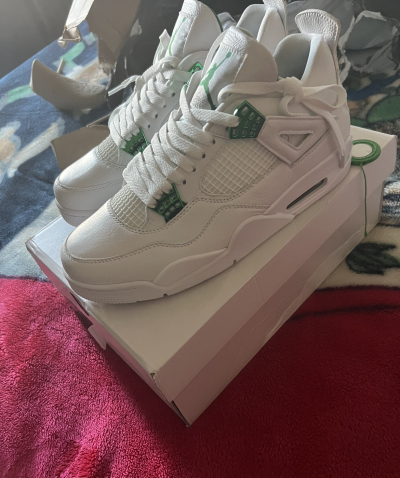 PK God Batch Air Jordan 4 Retro Metallic Green CT8527-113 review Chris 01