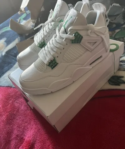PK God Batch Air Jordan 4 Retro Metallic Green CT8527-113 review Chris 01