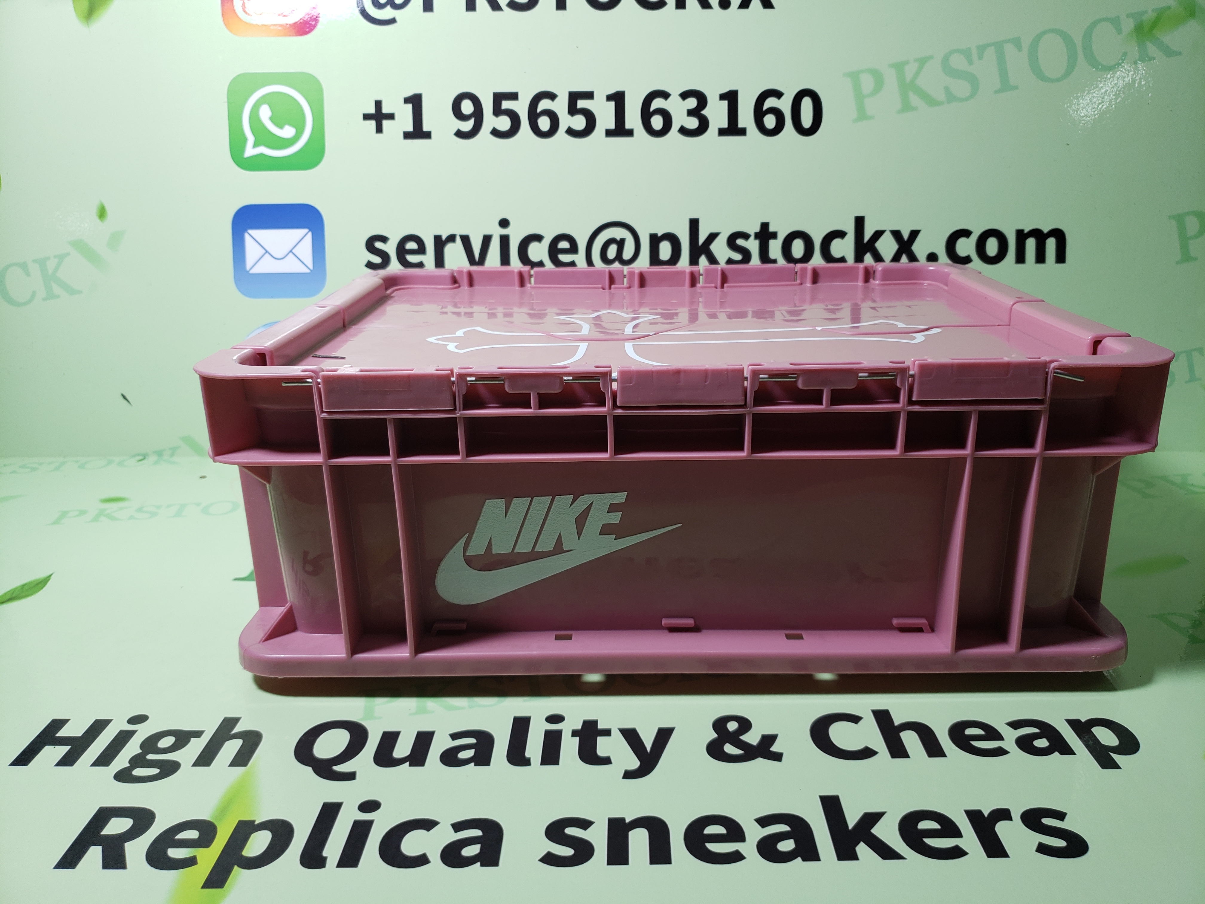 PK God Batch Chrome Hearts x Air Force 1 pink (Special shoe box) review R*** 00