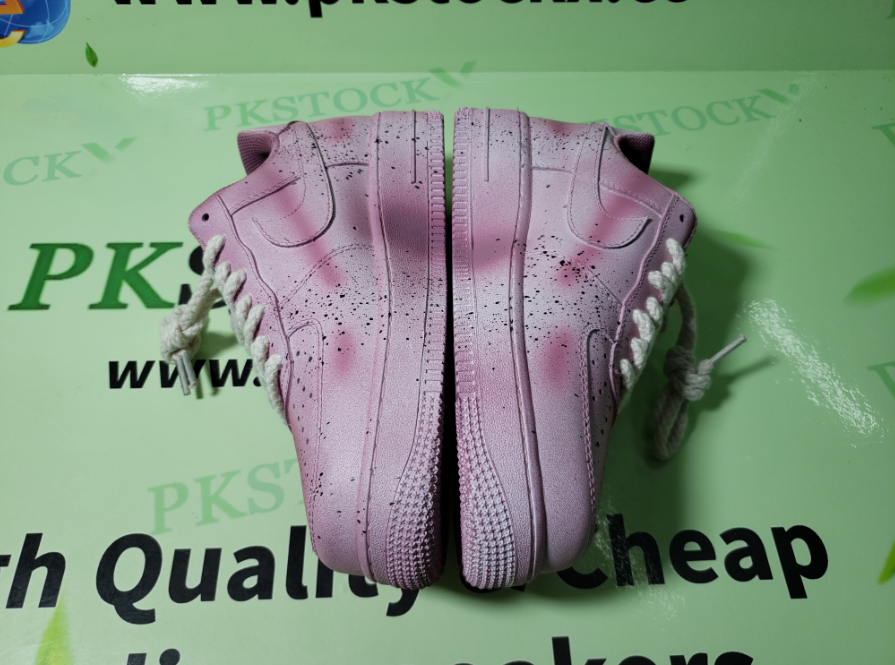 PK God Batch Chrome Hearts x Air Force 1 pink (Special shoe box) review R*** 04