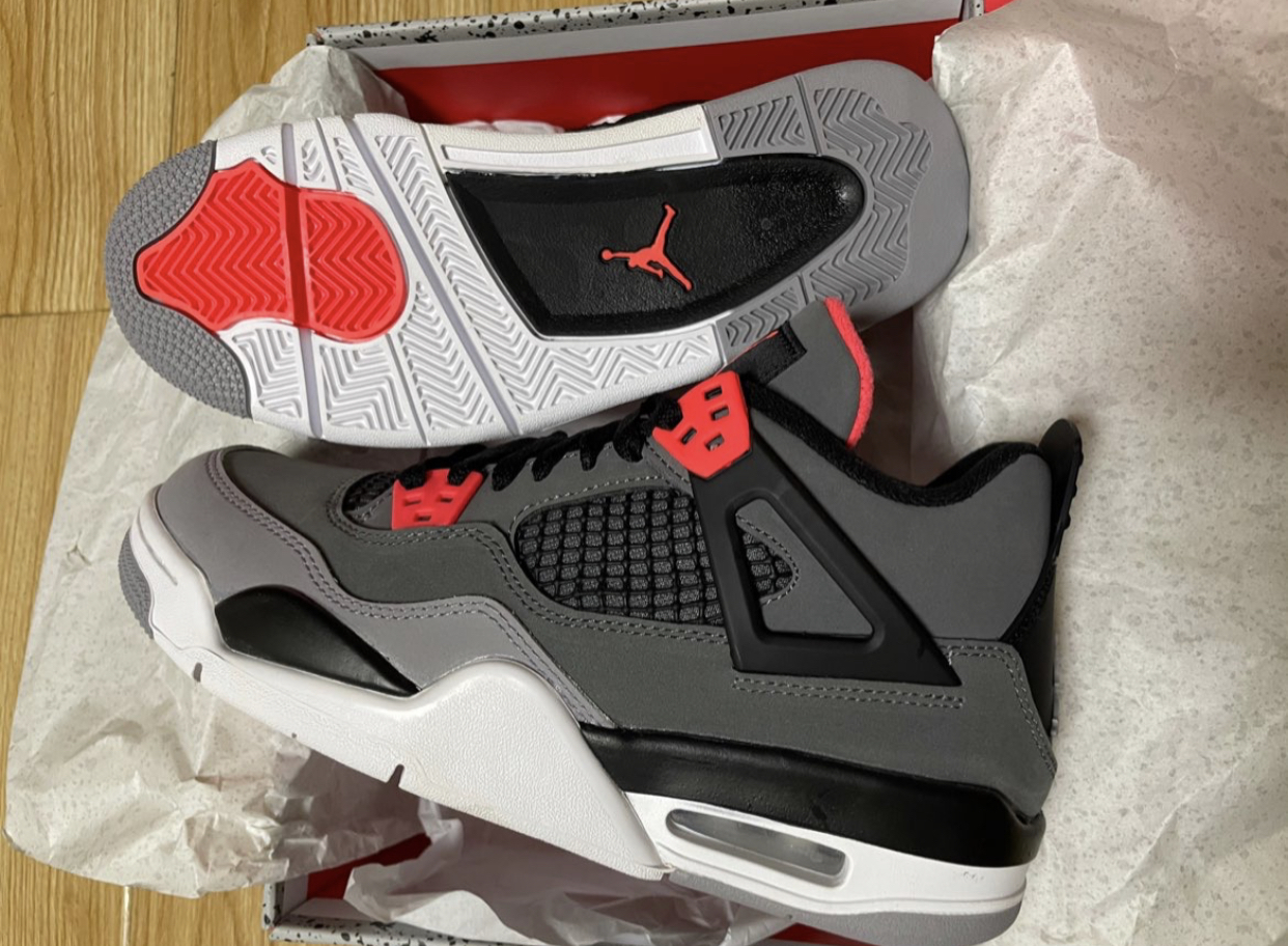 Special offer Batch Air Jordan 4 Red Glow Infrared DH6927-061 review K*** 03